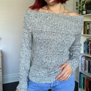 Vero moda off the shoulder knit sweater